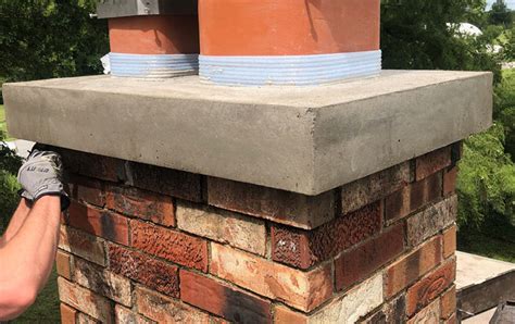 replacing a chimney crown